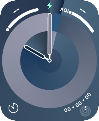 When the battery charging icon is displayed, the battery is charging.