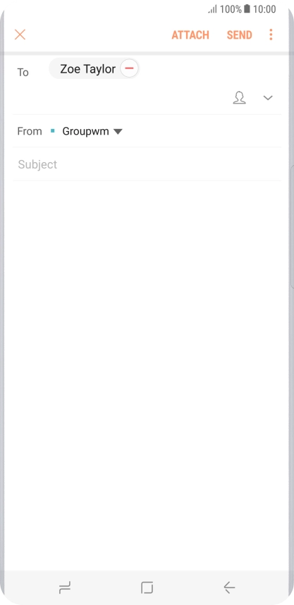 Press Subject and key in the required subject.