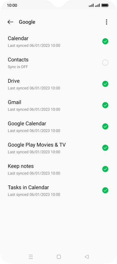 Press the field next to 
