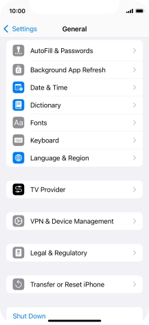 Press Transfer or Reset iPhone.