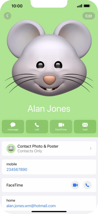 Slide your finger upwards starting from the bottom of the screen to return to the home screen.