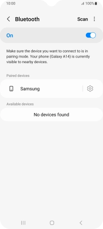 Press the Home key to return to the home screen.