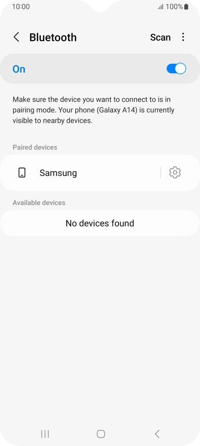 Press the Home key to return to the home screen.