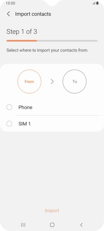 Press the name of the SIM.