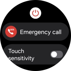 Press the power off icon.
