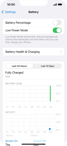 Slide your finger upwards starting from the bottom of the screen to return to the home screen.
