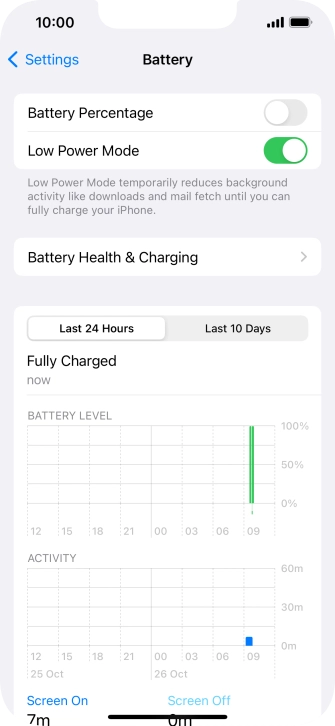 Slide your finger upwards starting from the bottom of the screen to return to the home screen.