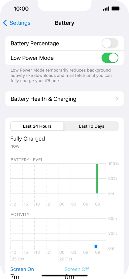 Slide your finger upwards starting from the bottom of the screen to return to the home screen.
