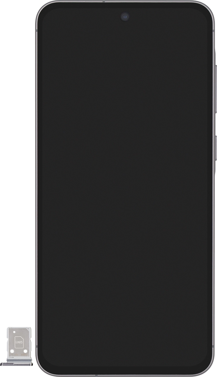 Turn your SIM as illustrated in the SIM holder and place it in the SIM holder.