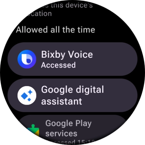 Press the required app.