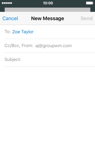 Press Subject and key in the required subject.