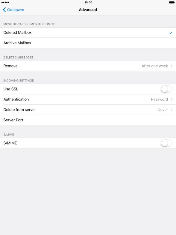 Press Authentication.