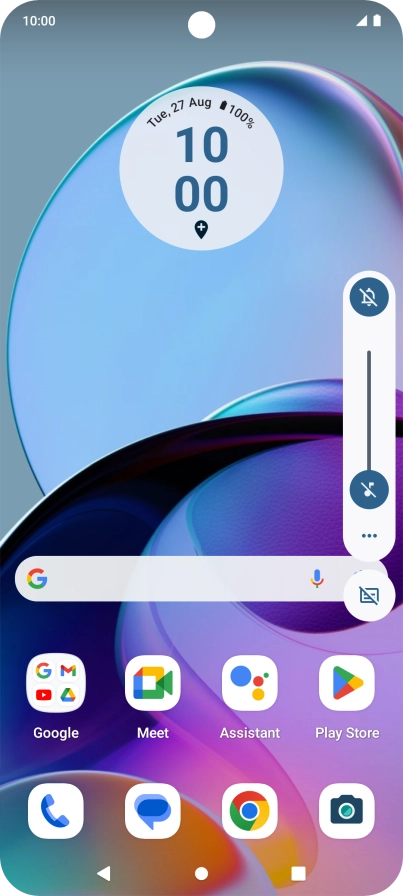 Press the sound mode icon.