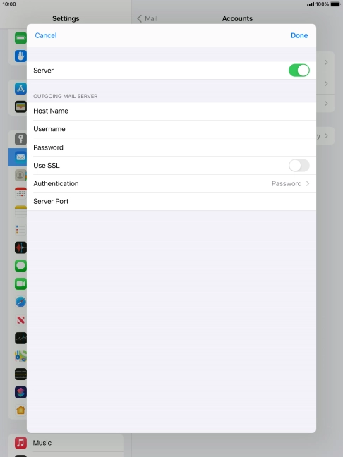 Press Authentication.