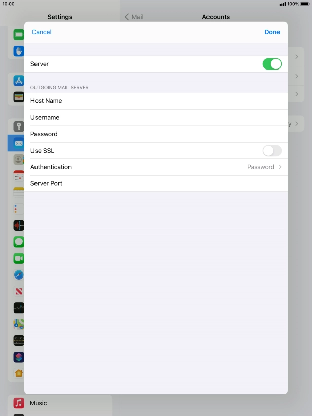Press Authentication.