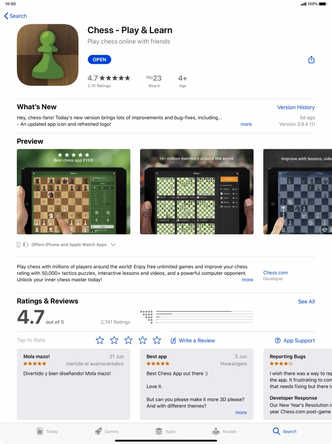 Slide your finger upwards starting from the bottom of the screen to return to the home screen.