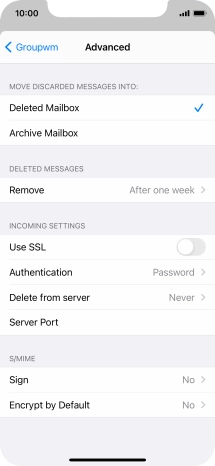 Press Authentication.