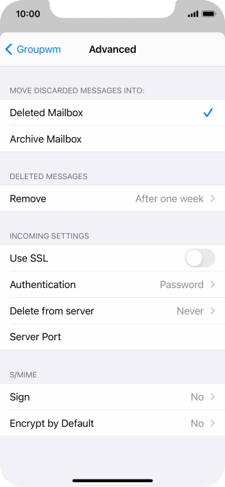 Press Authentication.