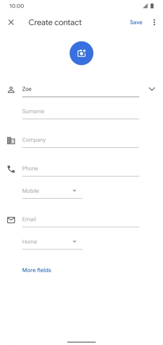 Press Surname and key in the required last name.