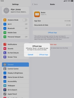 Press Offload App. Press Offload App.