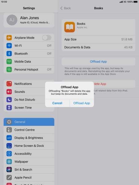 Press Offload App. Press Offload App.