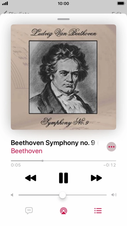 Press arrow right to go to the next audio file.