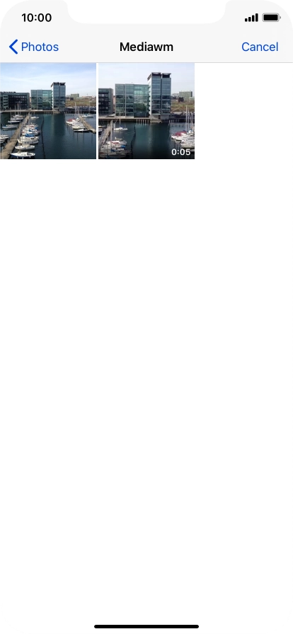 Press the required picture.