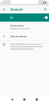 Press Pair new device.