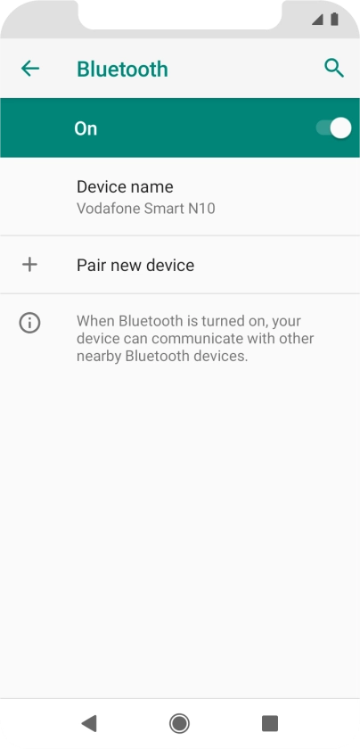 Press Pair new device.