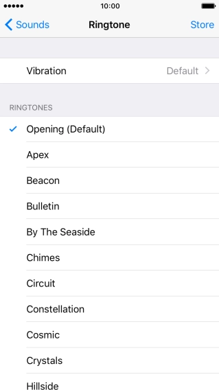 Press the required ring tones to hear them.
