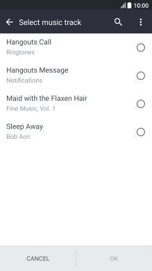 Press the required ring tones to hear them.