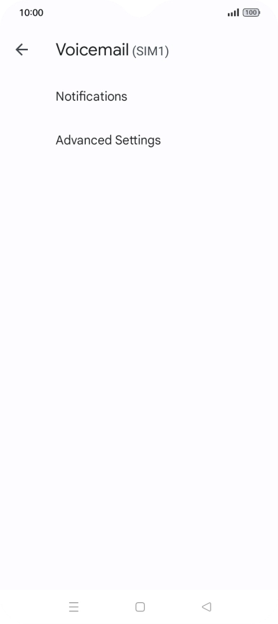 Press Advanced Settings.