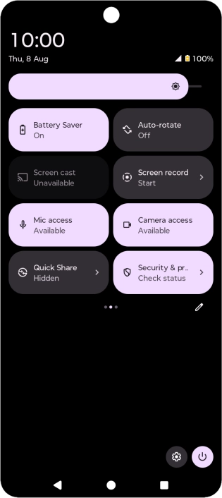 Press the Home key to return to the home screen.