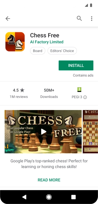Press INSTALL and follow the instructions on the screen to install the app.