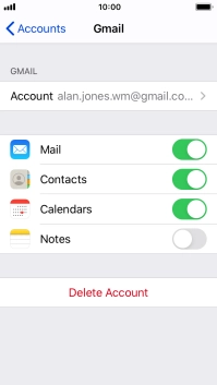 Press the Home key to return to the home screen.