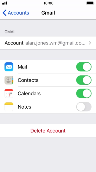 Press the Home key to return to the home screen.