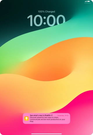 Press the required notification and follow the instructions on the screen to use the selected function.
