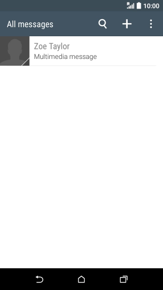 Press the new message icon.