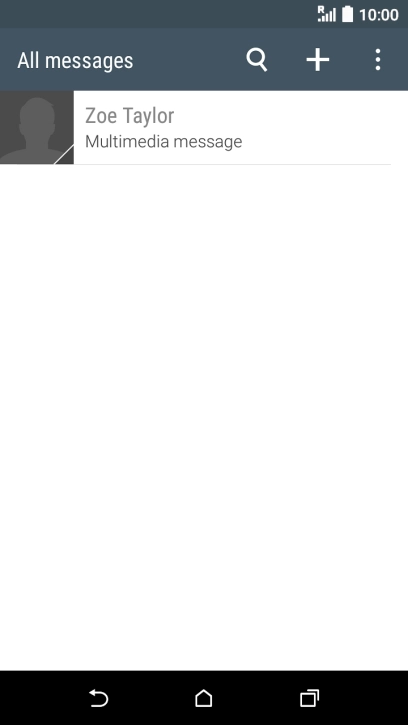 Press the new message icon.
