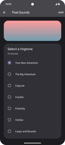 Press the required ring tones to hear them.