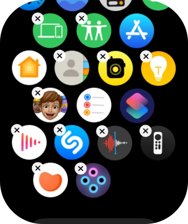 Press the delete icon next to the required app. Press the delete icon next to the required app.