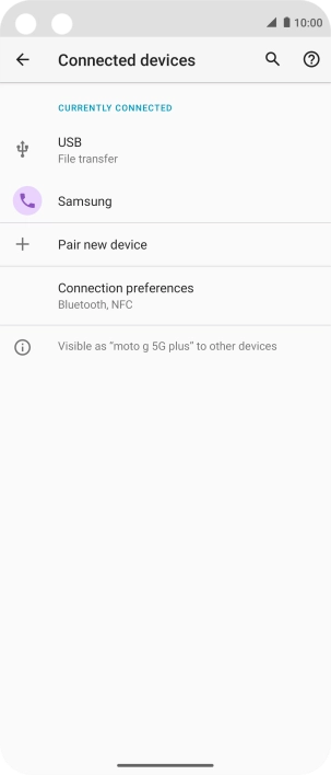 Slide your finger upwards starting from the bottom of the screen to return to the home screen.