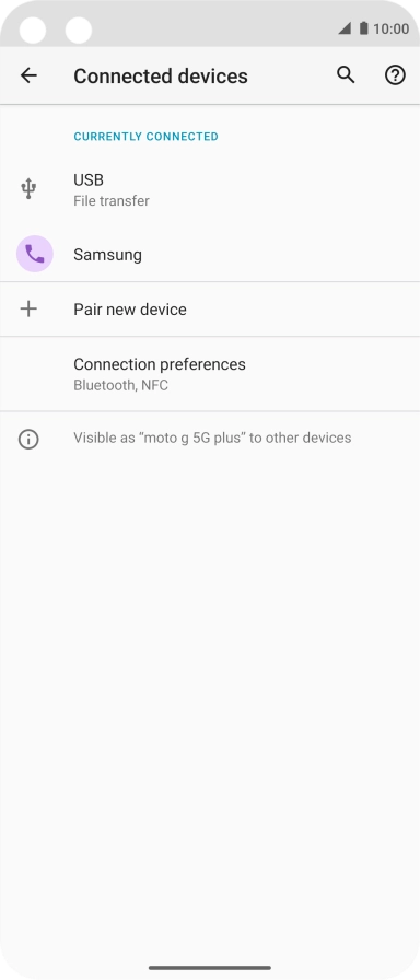 Slide your finger upwards starting from the bottom of the screen to return to the home screen.