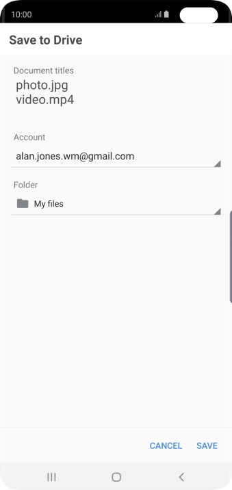 Press SAVE. Press SAVE.