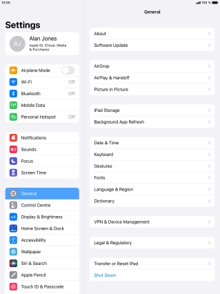 Press Touch ID & Passcode.