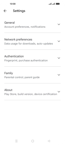 Press Network preferences.