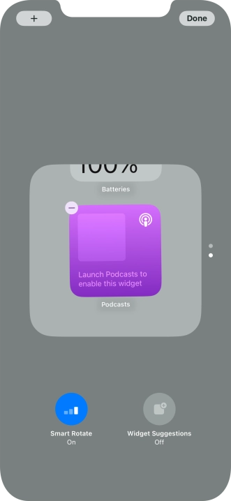 Press Smart Rotate to turn the function on or off.