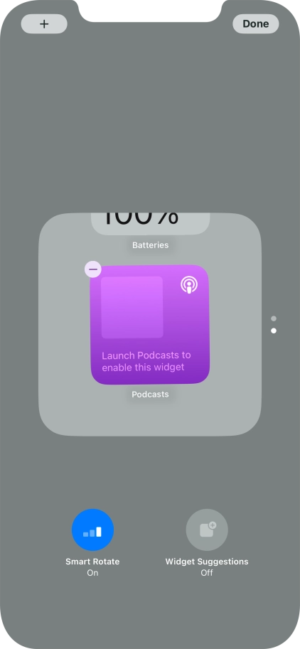 Press Smart Rotate to turn the function on or off.