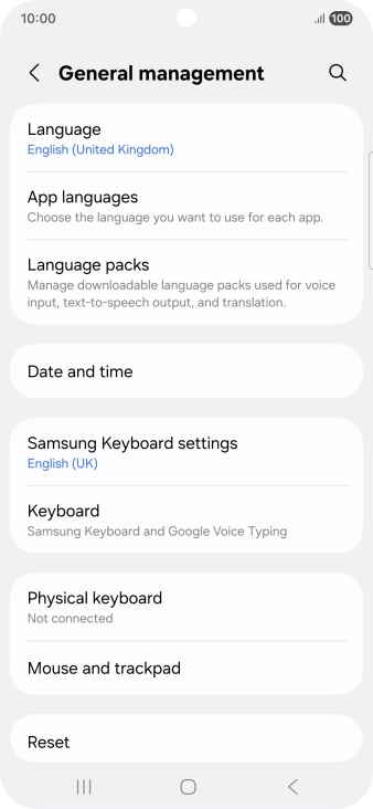 Press Date and time.