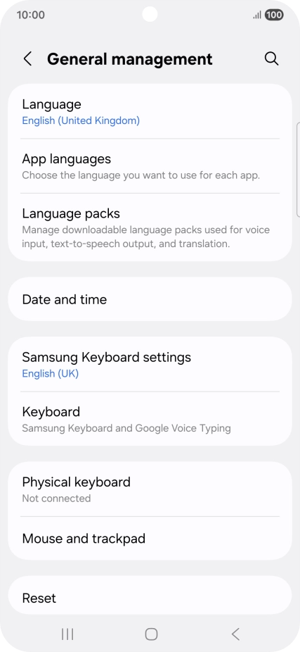 Press Date and time.